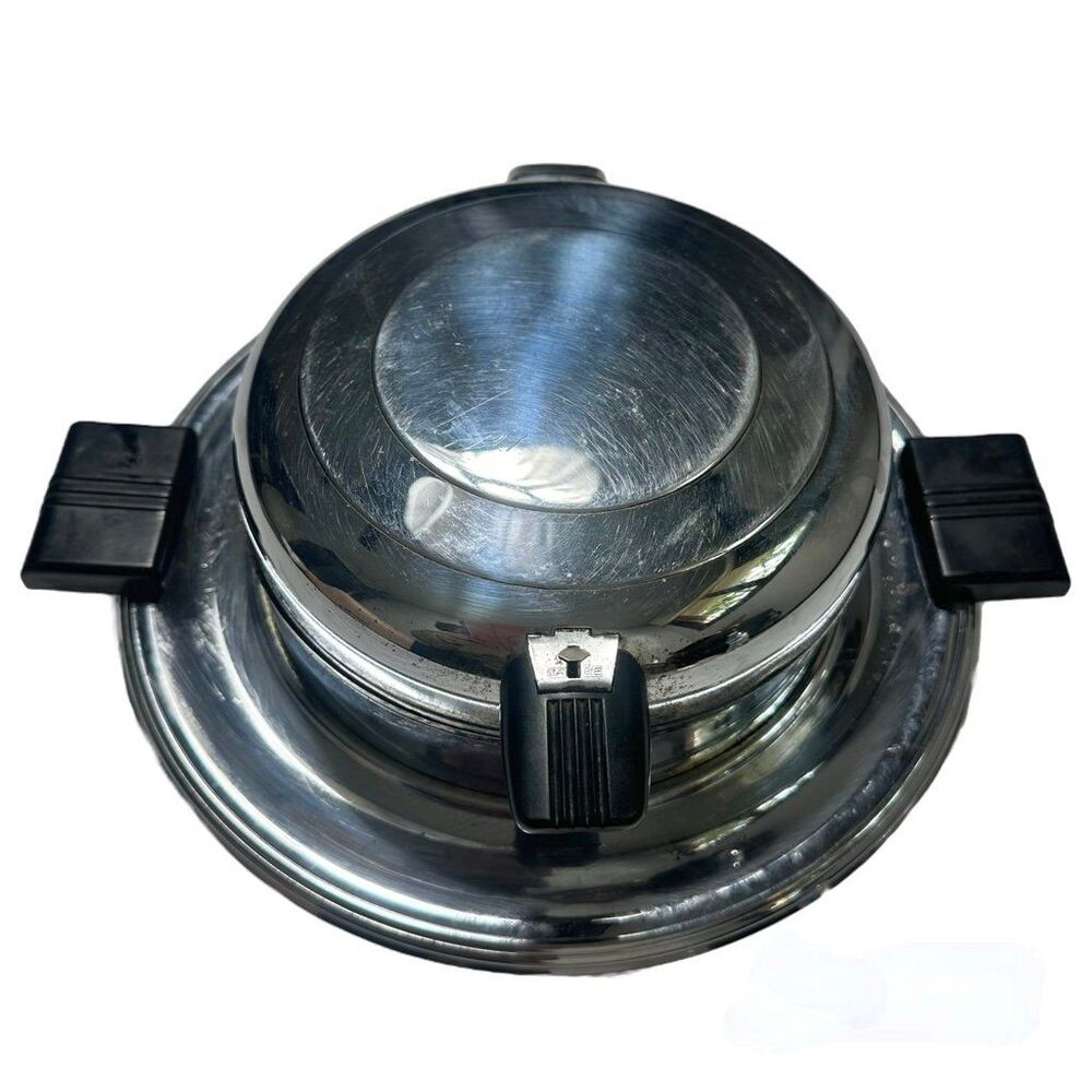 Vintage GENERAL ELECTRIC Waffle Maker 119YI97 Art Deco Made In USA Tested